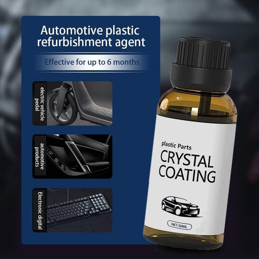 Buy one get one FREE FREE crystal coating liquid for plastic parts for car and bike 30 ml
