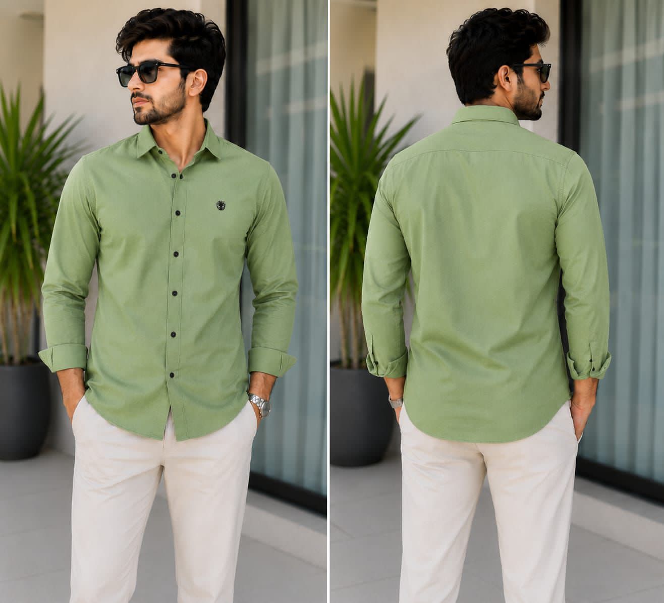 MEN'S EXCLUSIVE  COTTAN FABRIC  PROFESSIONAL WEAR  STYLISH FULLSLEEV SHIRT