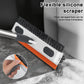 ONEFLESH 3 in 1 Bathroom Cleaner Brush Long Handle Floor Brush with Wiper for Home Cleaning, Bathroom Tiles Cleaning Brush, 180° Rotate Bathroom Brush for Heavy Duty_(AR)