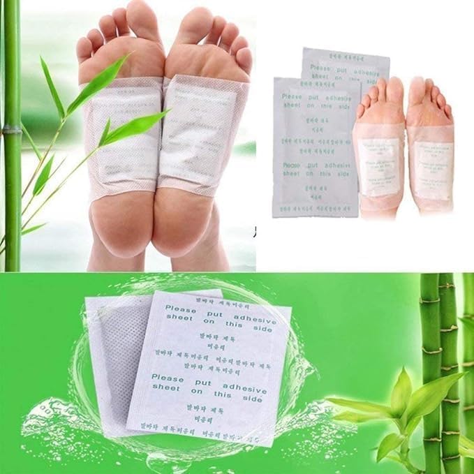 Foot patch Herbal And Gentle Ingredient Detox Foot Pads, Natural Ingredients for Sleep Aid, Pain Relief, Toxin Removal with Bamboo Vinegar and Acupoint Micro-Massage Technology