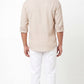 MEN'S EXCLUSIVE  LINEN  FABRIC  EMBRODARY WORK VALUE EDITION STYLISH SHIRT