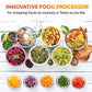 Arcane 1 liter Big Size Kitchen Dori Handy Vegetable and Fruit Manual Onion Dry Fruit Salad Maker Vegetable Quick String Chopper Machine, Cutter – 5 Stainless Steel Blades