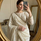 Space Sattin Multi Sequence Full Worked Saree With Original Mirror Lace & Havey Sequence Full Worked Blouse