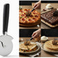 Klick N Shop Pizza Cutter for Kitchen Premium Pizza Cutter Steel Wheel with Ergonomic Non Slip Handle Sandwich Slicer for Roti Paratha Chapati Brownie Home Baking Pack of 1