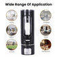 400 ML Wall Mounted Soap Dispenser | ABS Material with Transparent Liquid Indicator, Ideal Hand Wash Dispenser Bottles | Ideal for Wash Basin or Kitchen Sink | Home | Office (Black)