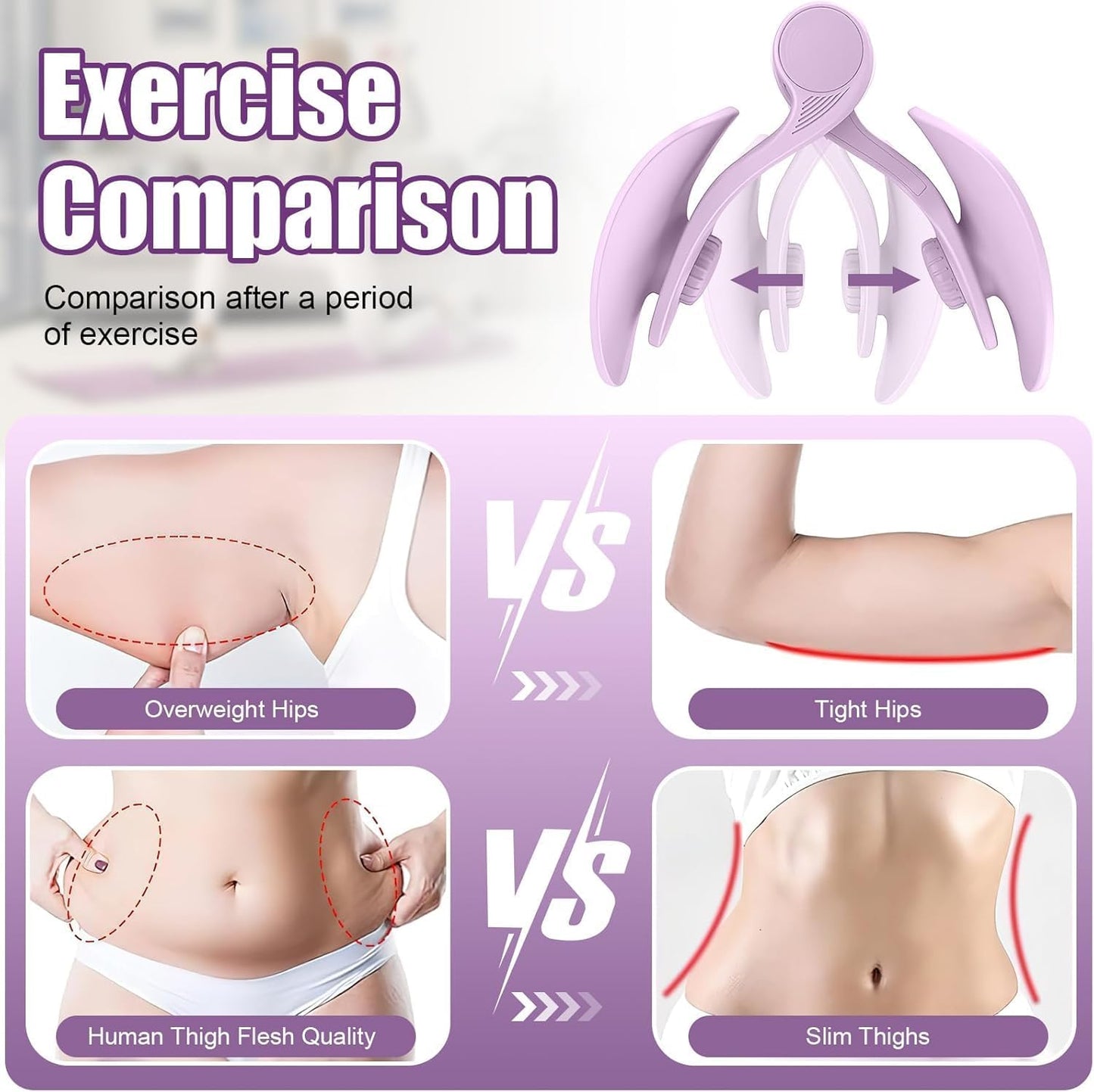 Gopendra Hip & Pelvis Trainer | Thigh Master and Inner Thigh Exercise Equipment | Pelvic Floor Exerciser Device | Training Tool | for Home, Gym, Fitness, Workout, Stretcher | for Men & Women