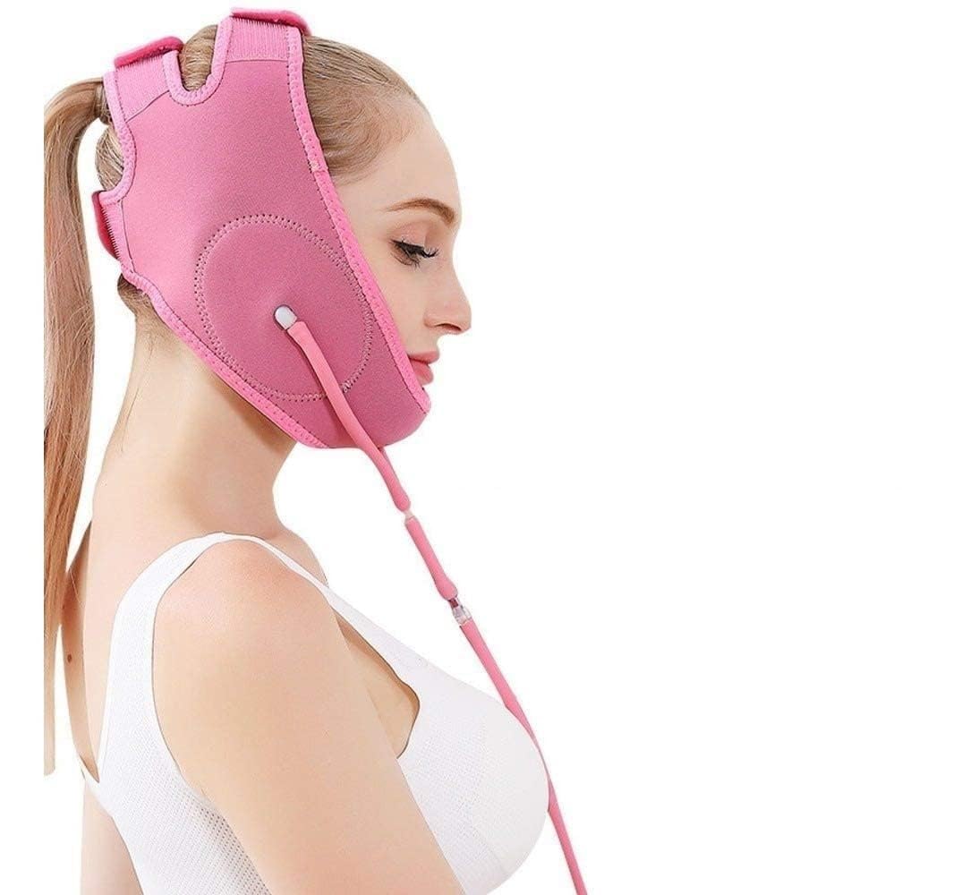 Cozron Silicone V Face Mask, Face Lift Up Belt for Facial Slimming, Chin & Cheek Slimming Bandage Mask, Double Chin Fat Reducer, Skin Tightening for Women & Men (MultiColour)
