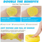 RIHETI Kojic Acid & Turmeric Cleansing Pads – 60PCS | Vitamin B5, Vitamin C, Lemon & Chamomile Infused Foaming Exfoliating Pads for Face | Natural Skin Brightening, Pore Cleansing & Makeup Removal