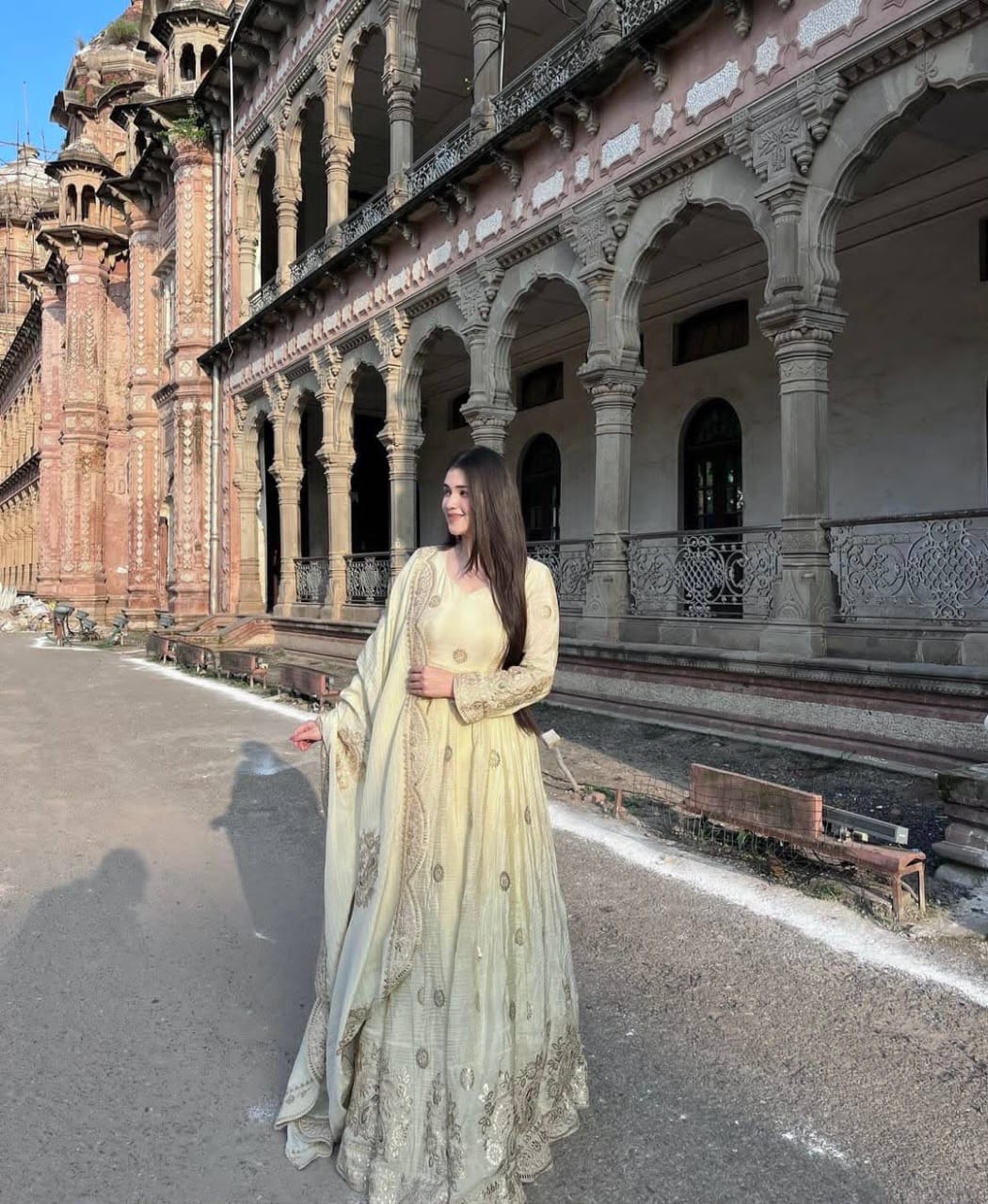 ENHANCE THE BEAUTY OF YOUR WARDROBE WITH THIS NEWLY LAUNCHED DESIGNER ANARKALI GOWN WITH ELEGANT DUPATTA