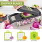Vegetable Chopper Onion Chopper Multifunctional 14 in 1 Food Slicer Dicer Cutter Cheese Grater Home Essentials Kitchen Gadgets Veggie