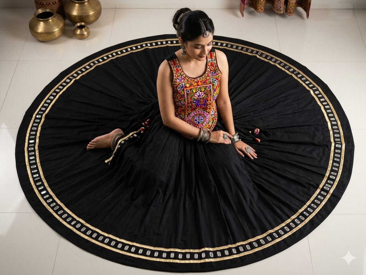 Lehenga Stitched Lehenga Fabric : Roman Silk Lehenga Work : Mirror Work Less
