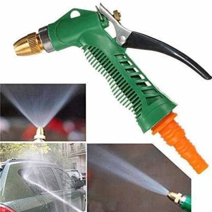ZoomstoreA High Pressure Brass Hose Nozzle Adjustable Water Spray gun for car Motorbike Spray Gun