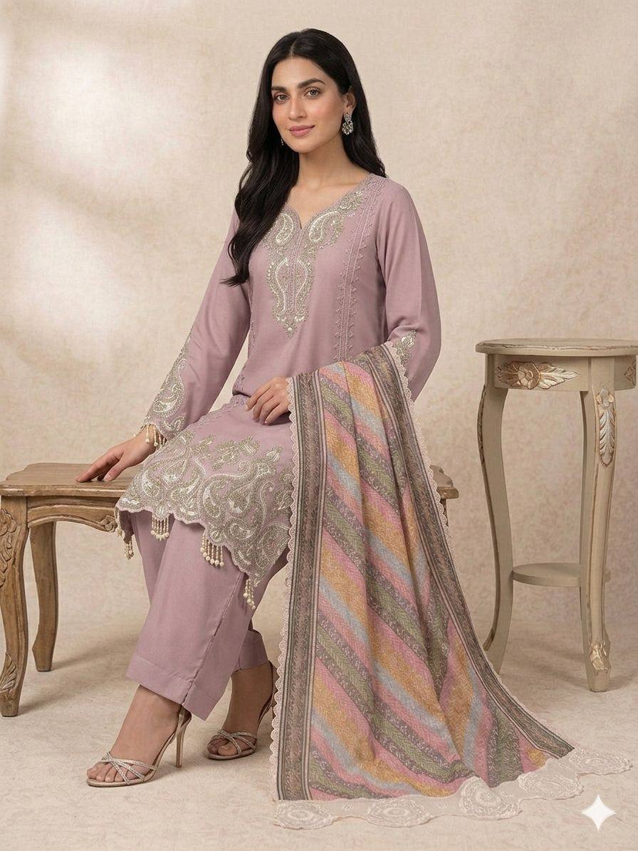 THIS WEDDING SEASON WEAR OUR BEAUTIFUL SEQUENCE EMBROIDERED TOP , PLAZZO WITH DUPATTA ✨ 2 New Colo