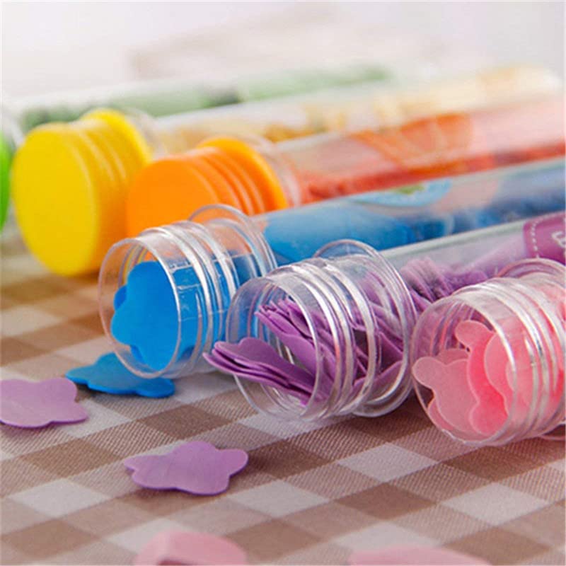 YBN Paper Soap | Disposable Mini Soap Paper | Scented Soap Bath Flakes | Portable Flower Tube Petals | Tube Shape Bottle Paper Soap For Travelling | (Pack of 3)
