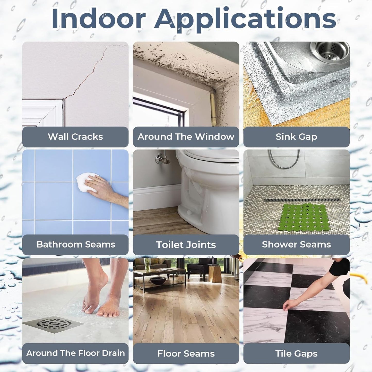 Transparent Waterproofing Glue with Brush for Roof Leakage, Crack Seal Water Leakage Solution Indoor Outdoor, Waterproof Adhesive Sealant for Bathroom Pipe Wall Tile Surface Window