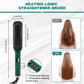 Ceramic Hair Straightening Comb, Hair Straightener for Woman, Electric Hair Brush Straightener Comb for Smooth, Silky Hair - Straightener Brush with 30s Heating, 5 Heat Settings