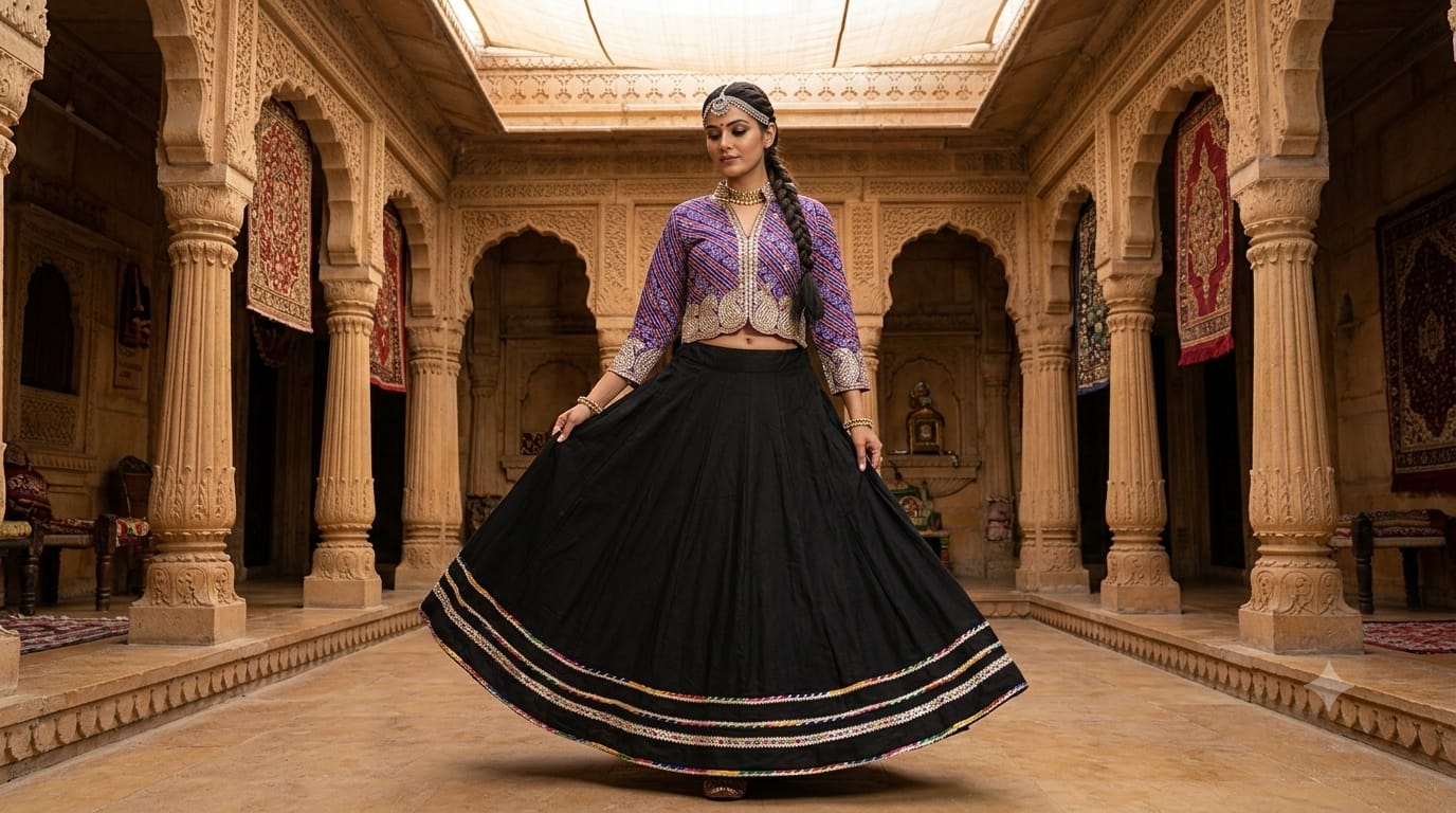 NAVARATRI COLLECTION  Lehenga (Stitched)