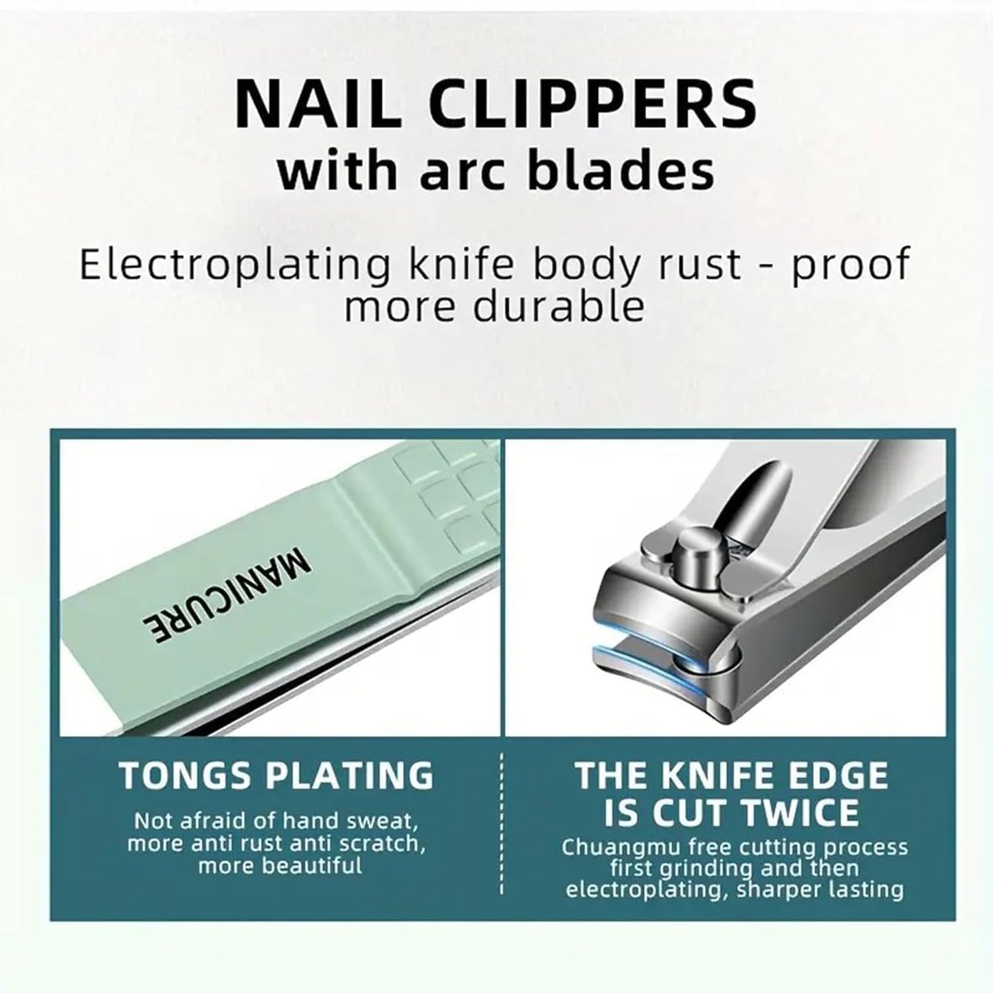 Stainless Steel Professional Manicure Set Nail Cutter For Women Nail Scissors Luxury Grooming Kit Manicure Pedicure Kit For Women Nail Acne Remover needle (MultiColor) (16 IN 1 Manicure Set)