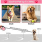 ANVAY INPEX Retractable Dog Leash 16 Feet, Automatic Tangle-Free Nylon Tape Pet Leash with Quick Lock & Anti-Slip Handle, Adjustable Dog & Cat Walking Rope for Training, Walking & Camping