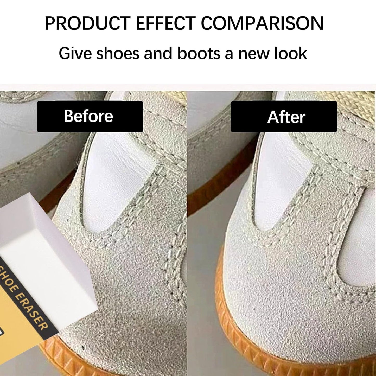 Leather Shoe Eraser, Shoe Eraser, Suede Eraser, Nubuck Leather Eraser, Dirt Eraser Shoes, Cleaning Rubber for Suede and Nubuck Shoes, Suede and Nubuck Cleaner Butyeak