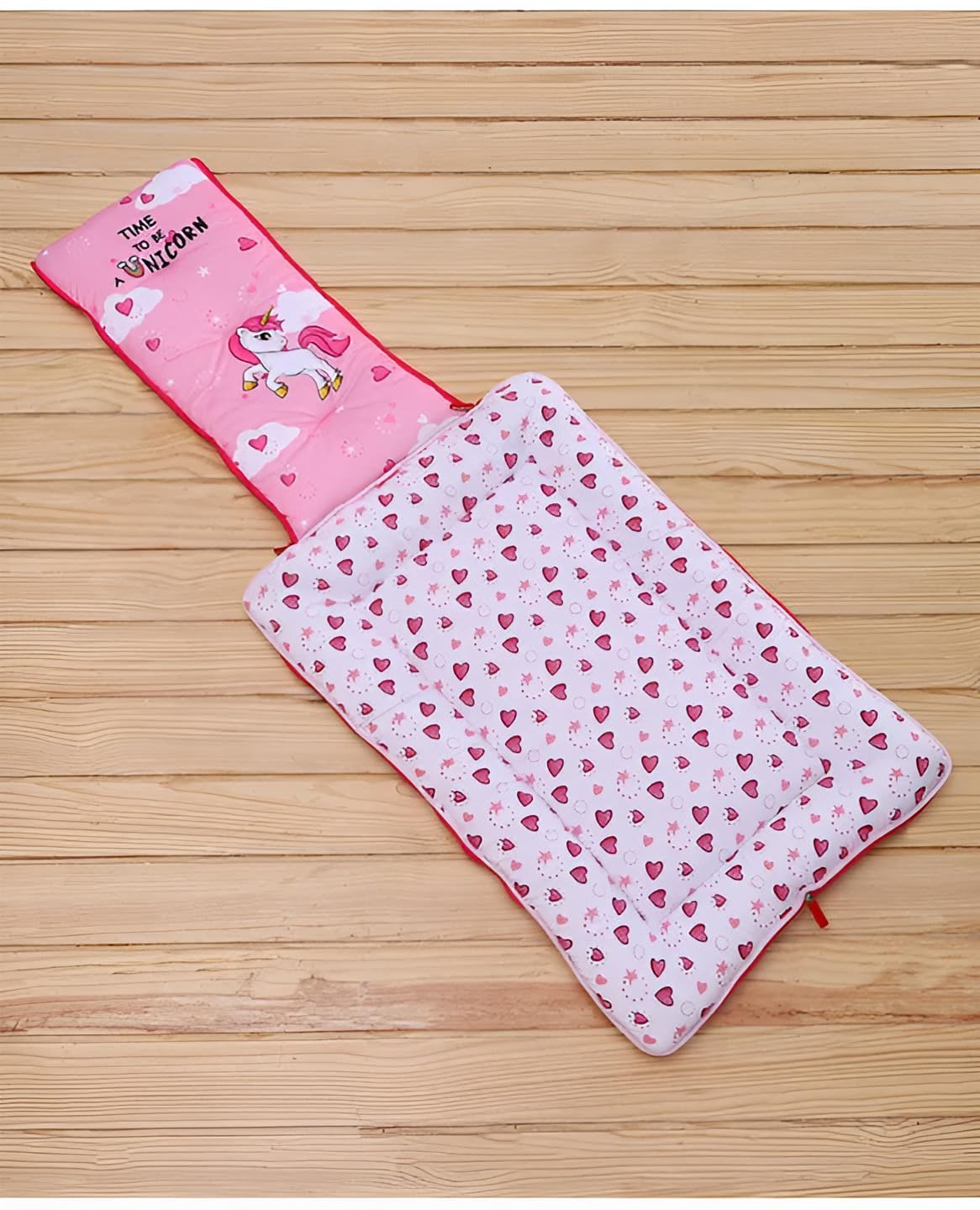 Baby Sleeping Bag with Hood, Zippered Nest for Newborn Infants, Cute Print, Soft and Cosy, for Home, Travel and Stroller Use