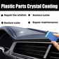 Buy one get one FREE FREE crystal coating liquid for plastic parts for car and bike 30 ml