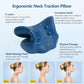 Drumstone (𝐄𝐱𝐥𝐮𝐬𝐢𝐯𝐞 𝟏𝟓 𝐘𝐞𝐚𝐫𝐬 𝐰𝐚𝐫𝐫𝐚𝐧𝐭𝐲) Neck & Shoulder Relaxer Cervical Traction Device for Pain Relief, Posture Correction & Hump Support | Acupressure Neck Stretcher Pillow for Women & Men