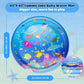 Tec Tavakkal Baby Kids Water Play Mat Toys Inflatable Tummy Time Leakproof Water Play Mat, Fun Activity Play Center Indoor and Outdoor Water Play Mat for Baby Random Design
