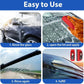 Buy 1 Get 1 Free – Premium Car Glass Oil Film Cleaning Brush 120ml Auto Windshield Windscreen Cleaning Tool with Built-in Dispenser | Streak-Free Stain Remover for Car & Home Windows