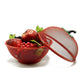 Apple Shape Net Fruits & Vegetables Basket for Kitchen | Fruit Basket with Net Cover for Protection | Fruit & Vegetable Storage Stand Basket | Decorative Kitchen Countertop Fruit Holder