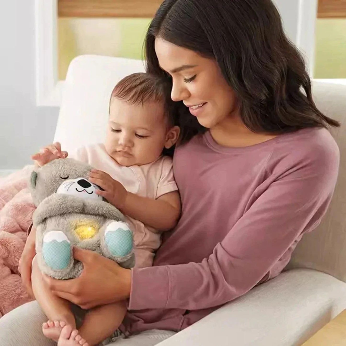 Teddy Bear Sound Toy with Light and Music for Kids Stuffed Animal Plush Toys 1-5 Years Boys Girls Birthday Gift