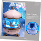 Galaxy Bunny Carousel Star Projector Lamp with 6 Set Films,Rotatable Mode,Rechargeable Rabbit Nursery Light for Kids,Baby Room Decor,Girls, Boys,Gift Item