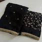 Space Sattin Multi Sequence Full Worked Saree With Original Mirror Lace & Havey Sequence Full Worked Blouse