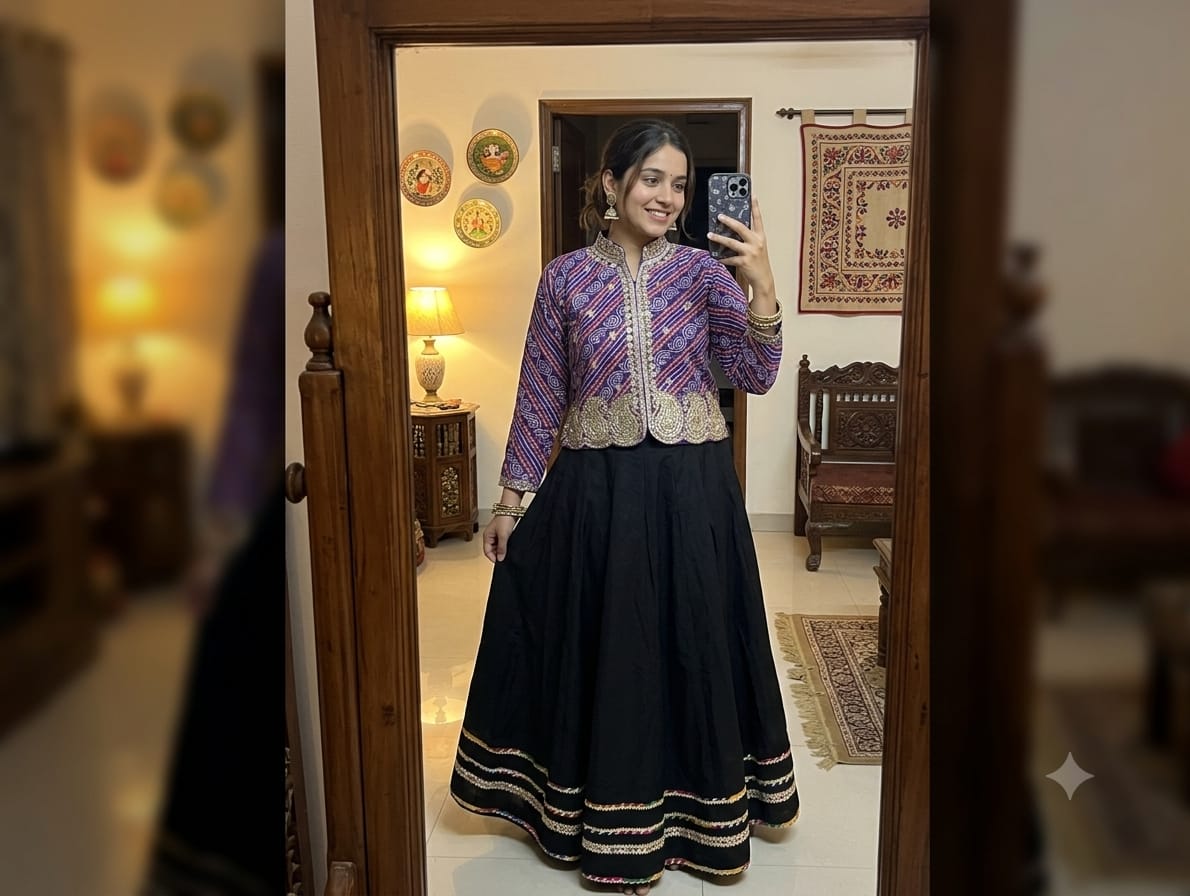 NAVARATRI COLLECTION  Lehenga (Stitched)
