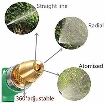 ZoomstoreA High Pressure Brass Hose Nozzle Adjustable Water Spray gun for car Motorbike Spray Gun
