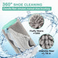 Glivary Shoe washing machine bag, Laundry shoe pouch for washer and dryer, Reusable and Durable Zipper Plush Washing Machine Bag for Sneakers, Delicates and Toys
