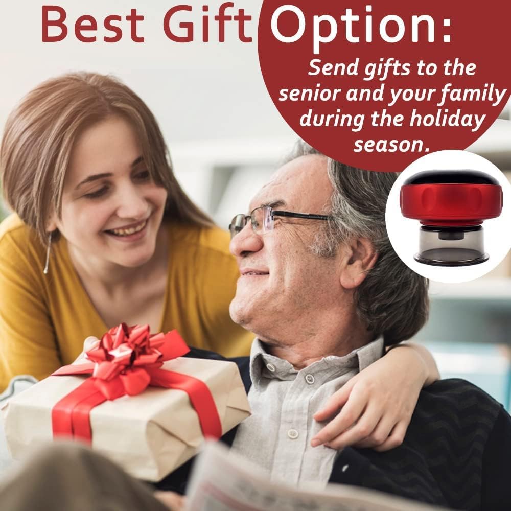 Massage House Electric Smart Shoulder, Back Cupping Device,Electric Vacuum Red Light Cupping Cups Therapy Professional Massager Kit, Helps To Reduce Muscle Pain, Swelling and Inflammation
