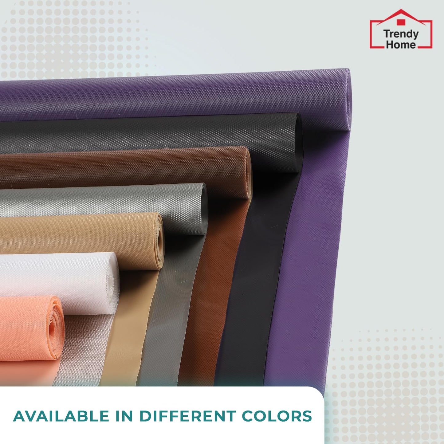 Senego by Trendy Home Anti-Slip Mat for Kitchen (45 cm x 5 m), Food Grade & Washable, Mat for Fridge, Shelves, Cupboards, EVA Shelf Liner Sheet for Drawers & Wardrobe