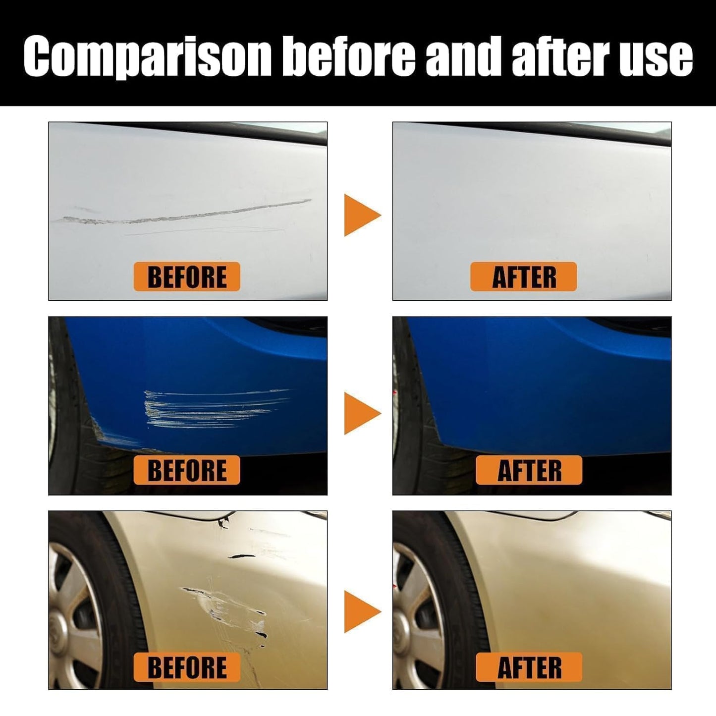 1pc Car Scratch Removal 2026 New Scratch Remover for Vehicles - Car Scratch Repair Paste Car Scratch Remover Kit for Car Vehicles Deep Scratches (NEW SCRATCH CLEANER)