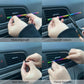 Universal Car AC Vent Decoration Strip–Red PVC U-Shape Waterproof Interior Trim Moulding for Straight Air Vent Outlets- (Rainbow)