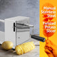 Stainless Steel Potato Slicer Cutter Machine Twister Curly Spiral French Fry Tornado Manual Stainless Steel Twisted Potato Slicer Spiral Vegetable Cutter French Fry 6 x 5.5 x 11.3 inches