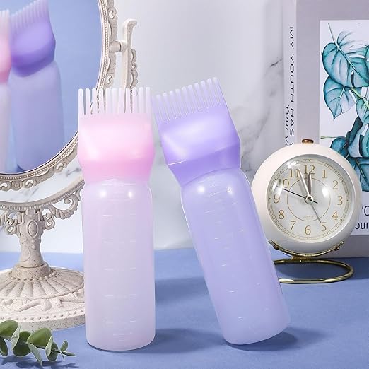 1Pc's Hair Dye Bottle Brush Shampoo Hair Colour Oil Comb Applicator Tool Root Comb Applicator Bottle.(Pack of 01)