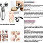 ikis 3d Massager Roller 360 Rotate Silver Thin Face Full Body Shape Lifting Wrinkle Remover Facial Massage Relaxation Tool,Body Itch Scratcher Stick - Pack of1