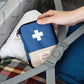 First Aid Bag,Empty First Aid Pouch,Mini Portable Medical Bag for Outdoor Camping Hiking Travel Emergency,Multifunction Emergency Medicine Storage Bag-7x5 inch (Blue, 2)