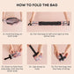 black sparrow Portable Foldable Shopping Bag Large Capacity Multipurpose Storage Bag Sports Travel Shoulder Bag