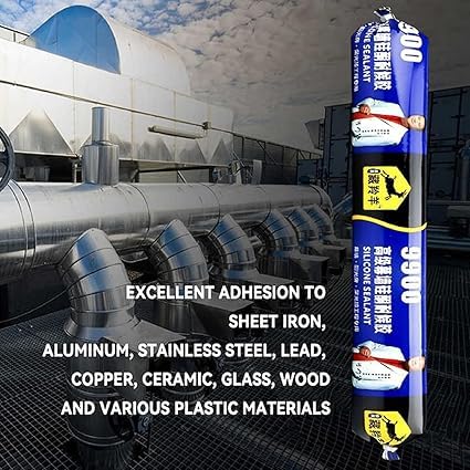 Waterproof Silicone Sealant 750g (Black) – Leakage Quick Repair Adhesive for Roof, Glass, Metal, Wood & Plastic | Weather-Resistant Neutral Cure Gap Filler for Water Tank & Outdoor Use
