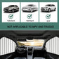 TEKCOOL 4pcs Universal Fit Magnetic Car Side Window Curtains, Foldable Car Window Privacy Curtains Sunshade Side Magnet Pleated Car Window Curtain - Removable - Keeps Cooler Screen for Baby (Grey)'