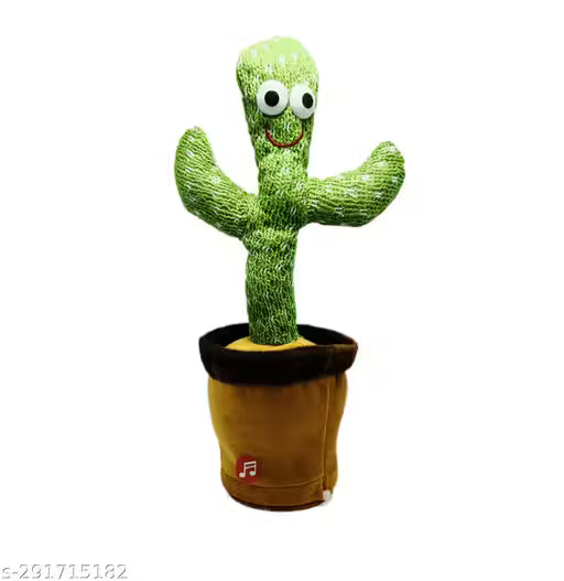 Dancing Cactus Talking Toy, Cactus Plush Rechargeable Toy, Wriggle & Singing Recording Repeat What You Say Funny Education Toys for Babies Children Playing, Home Decorate