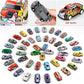 GITGRNTH 48 Pcs Pull Back Car Set for Kids with Storage Container Box | Mini Racing Toy Cars for Learning & Play | Friction Powered Toy Vehicles for Boys & Girls Age 3+