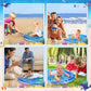 Tec Tavakkal Baby Kids Water Play Mat Toys Inflatable Tummy Time Leakproof Water Play Mat, Fun Activity Play Center Indoor and Outdoor Water Play Mat for Baby Random Design
